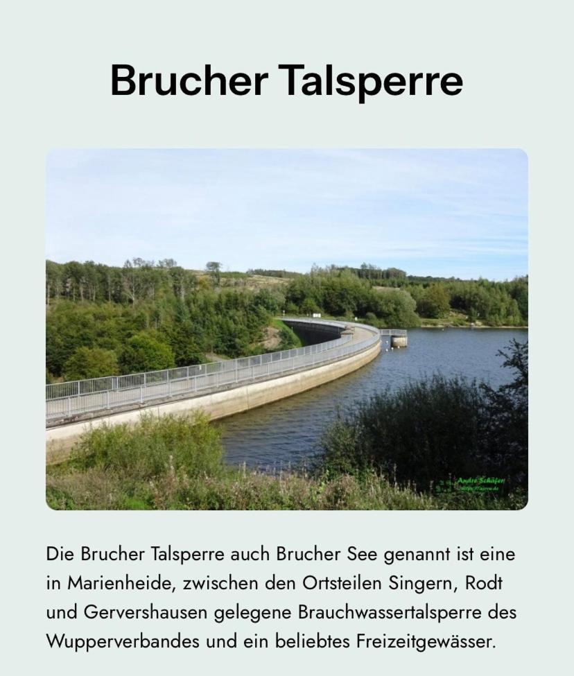 Bruchersee-Gummersbach Nord Marienheide Kültér fotó